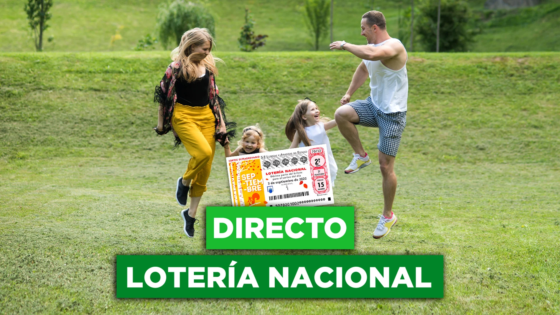 La Lotería Nacional de Septiembre, en directo | Comprueba el sorteo extraordinario de este sábado 3 de septiembre