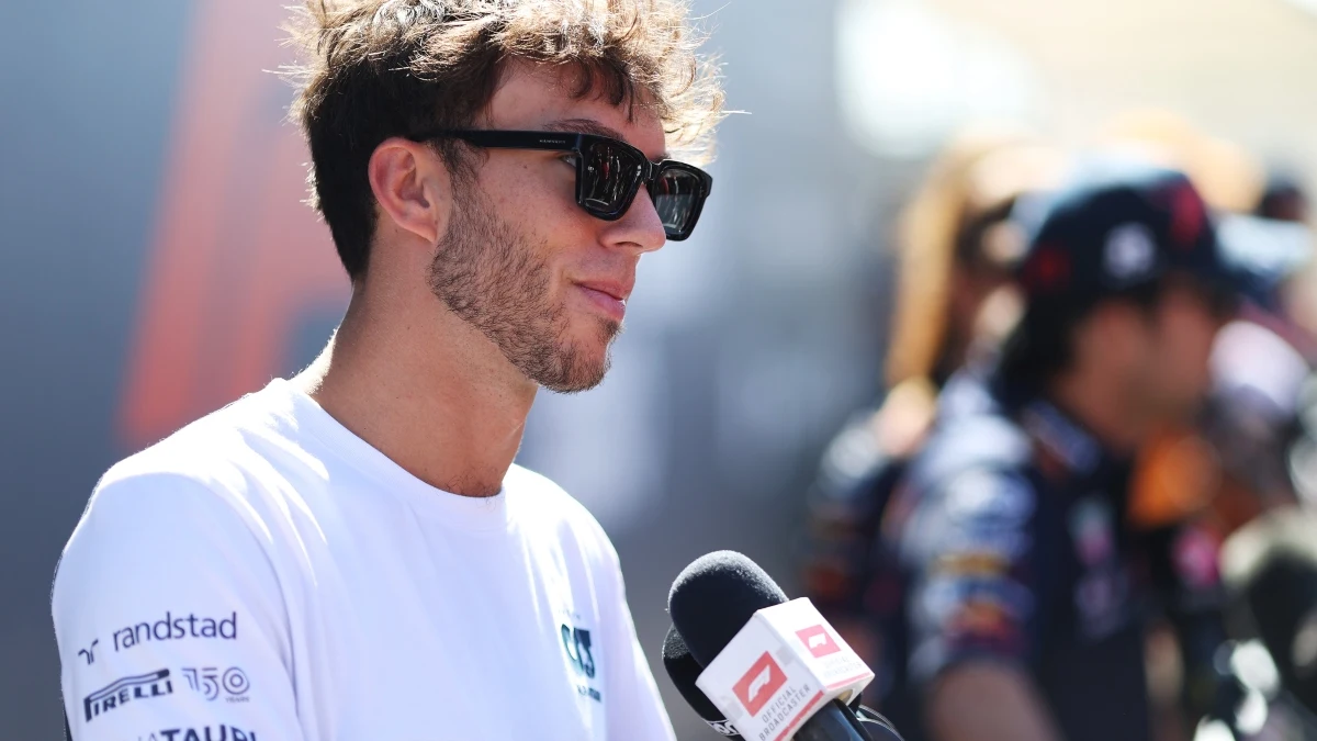 Pierre Gasly, con AlphaTauri