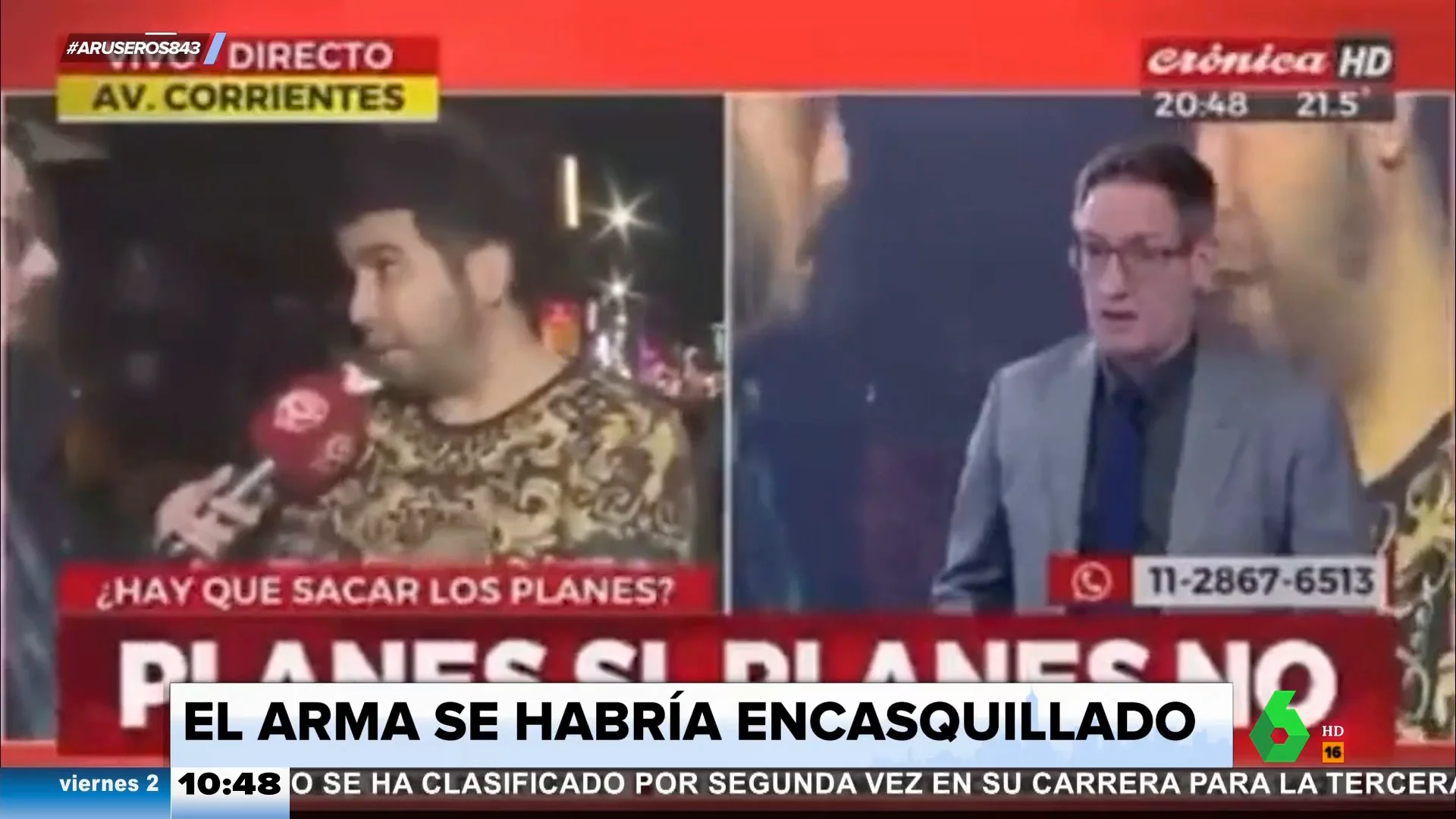 Fernando Andrés Sabag Montiel, el brasileño de 32 años que ha intentado asesinar a Cristina Fernández de Kirchner