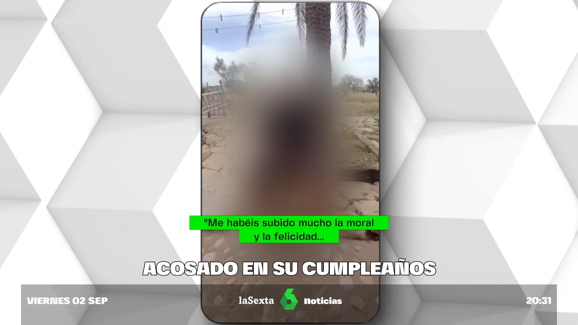 El niño víctima de bullying en su cumpleaños agradece la ola de apoyo: "Me habéis subido mucho la moral"