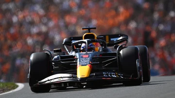 Max Verstappen, con el Red Bull