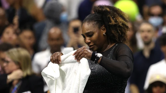 Serena Williams, tras perder en el US Open Serena Williams, tras perder en el US Open