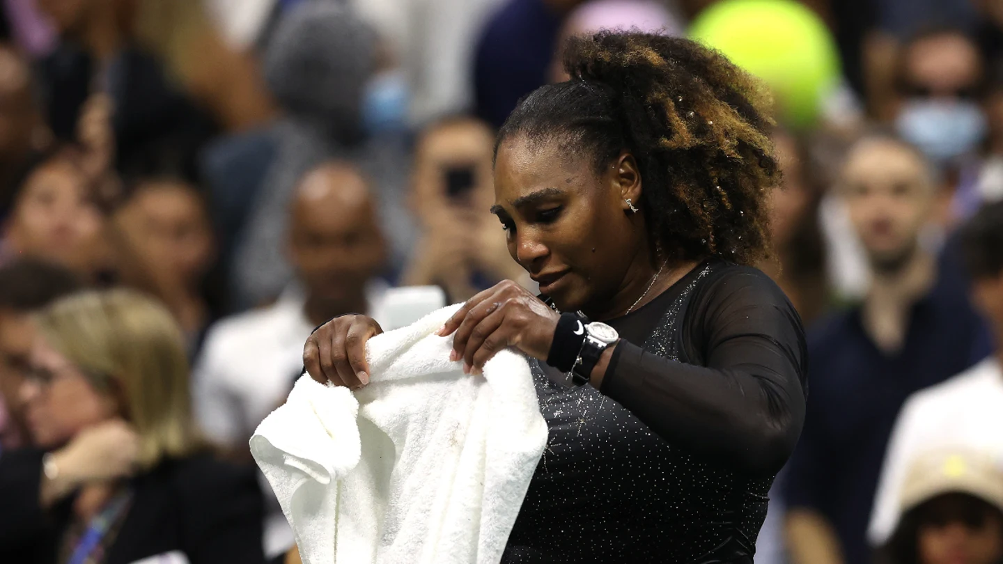 Serena Williams, tras perder en el US Open Serena Williams, tras perder en el US Open