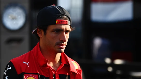 Carlos Sainz, con Ferrari Carlos Sainz, con Ferrari