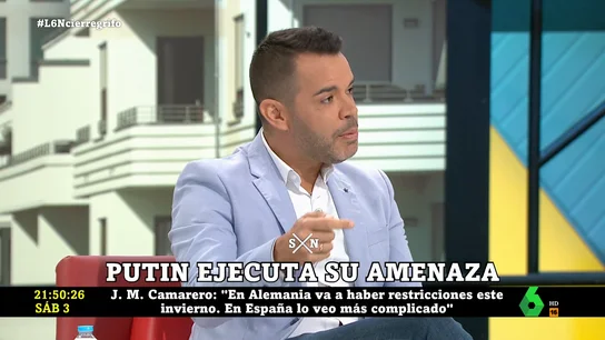 Economista Camarero: "Esto es una guerra económica y energética, Putin hace lo que quiere" Economista Camarero: "Esto es una guerra económica y energética, Putin hace lo que quiere"