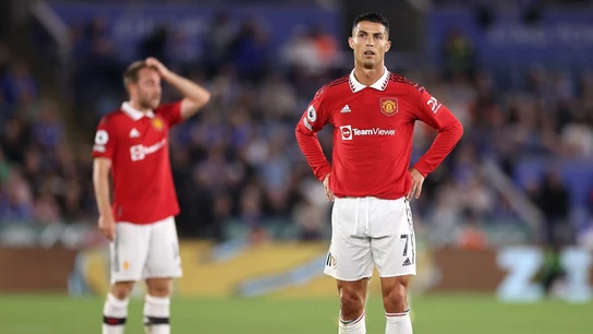 Cristiano Ronaldo en un partido con el Manchester United Cristiano Ronaldo en un partido con el Manchester United