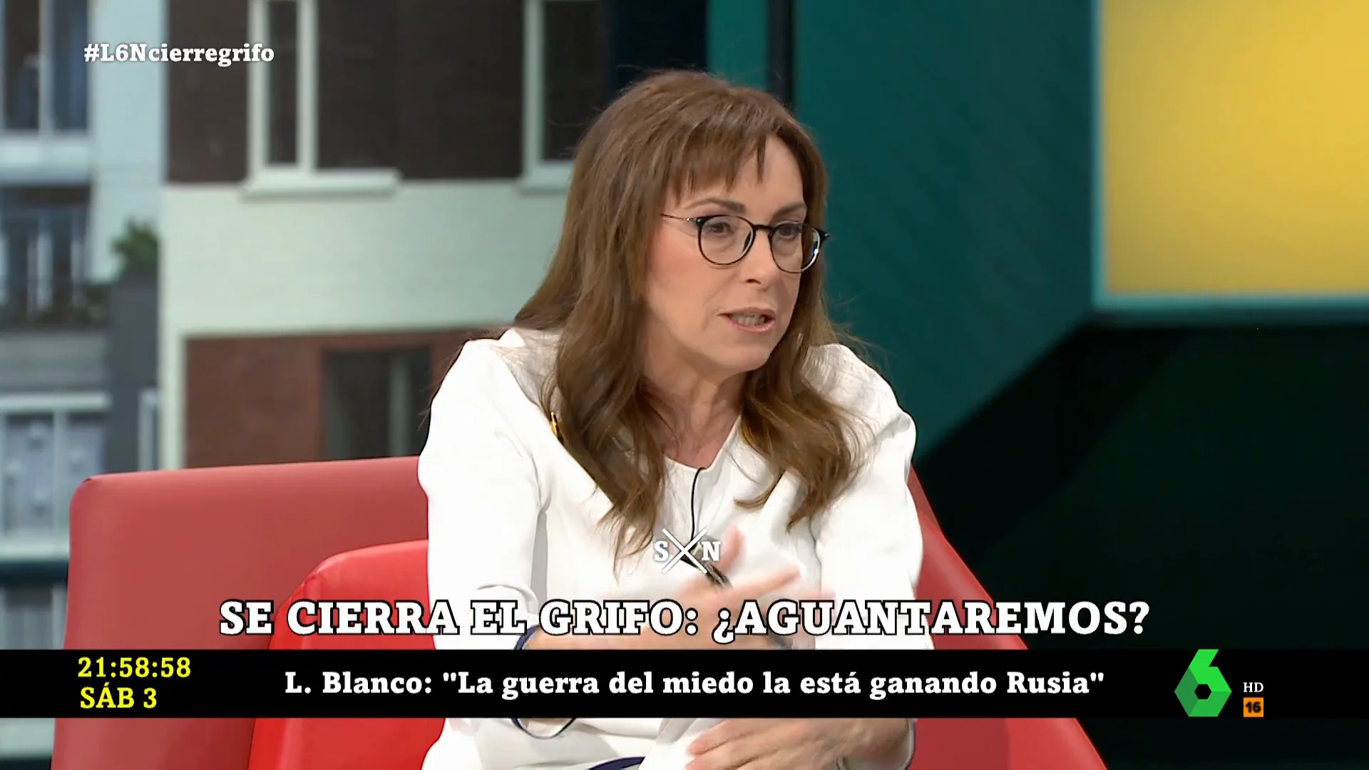 Angélica Rubio: "Hay una guerra y vamos a tener que apretarnos el cinturón"