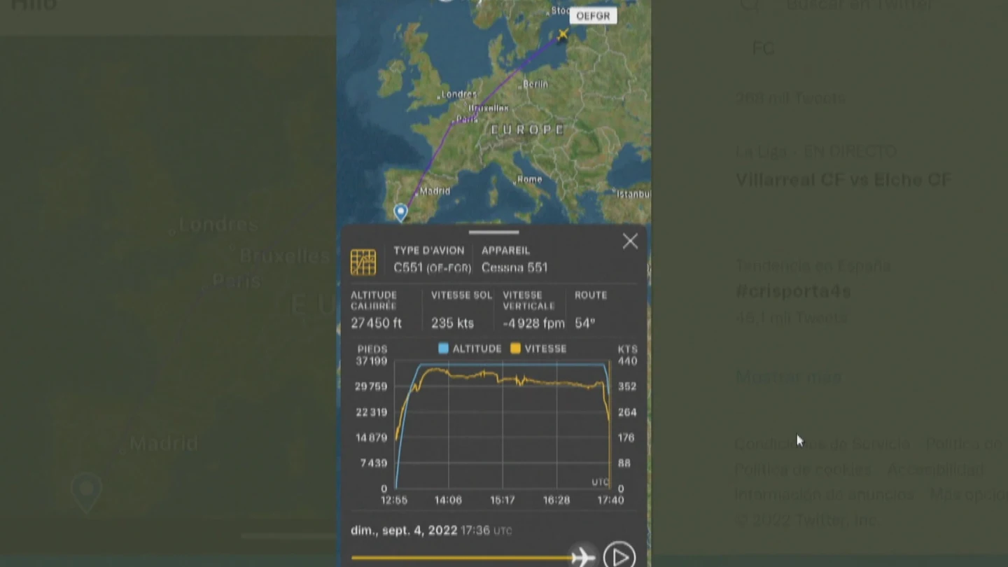 Un avión privado que despegó en Jerez de la Frontera se estrella frente a las costas de Letonia Un avión privado que despegó en Jerez de la Frontera se estrella frente a las costas de Letonia
