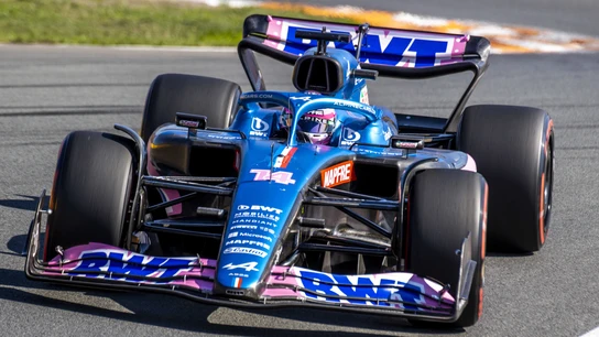 Fernando Alonso, con el Alpine en Zandvoort Fernando Alonso, con el Alpine en Zandvoort