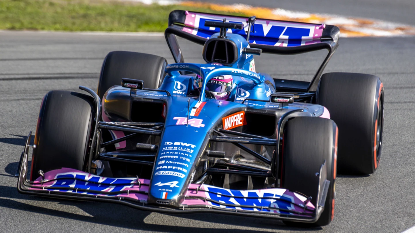 Fernando Alonso, con el Alpine en Zandvoort Fernando Alonso, con el Alpine en Zandvoort