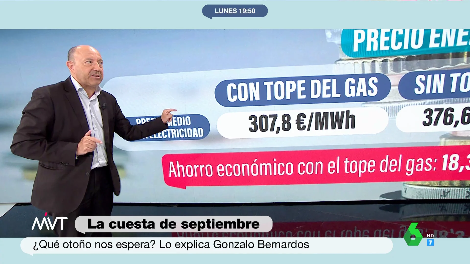 Gonzalo Bernardos explica por qué el tope del gas "ha decepcionado un poco"