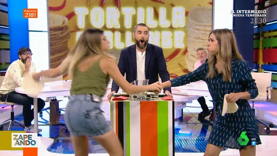 Valeria Ros y María Gómez se enfrentan al 'Tortilla Challenge' Valeria Ros y María Gómez se enfrentan al 'Tortilla Challenge'