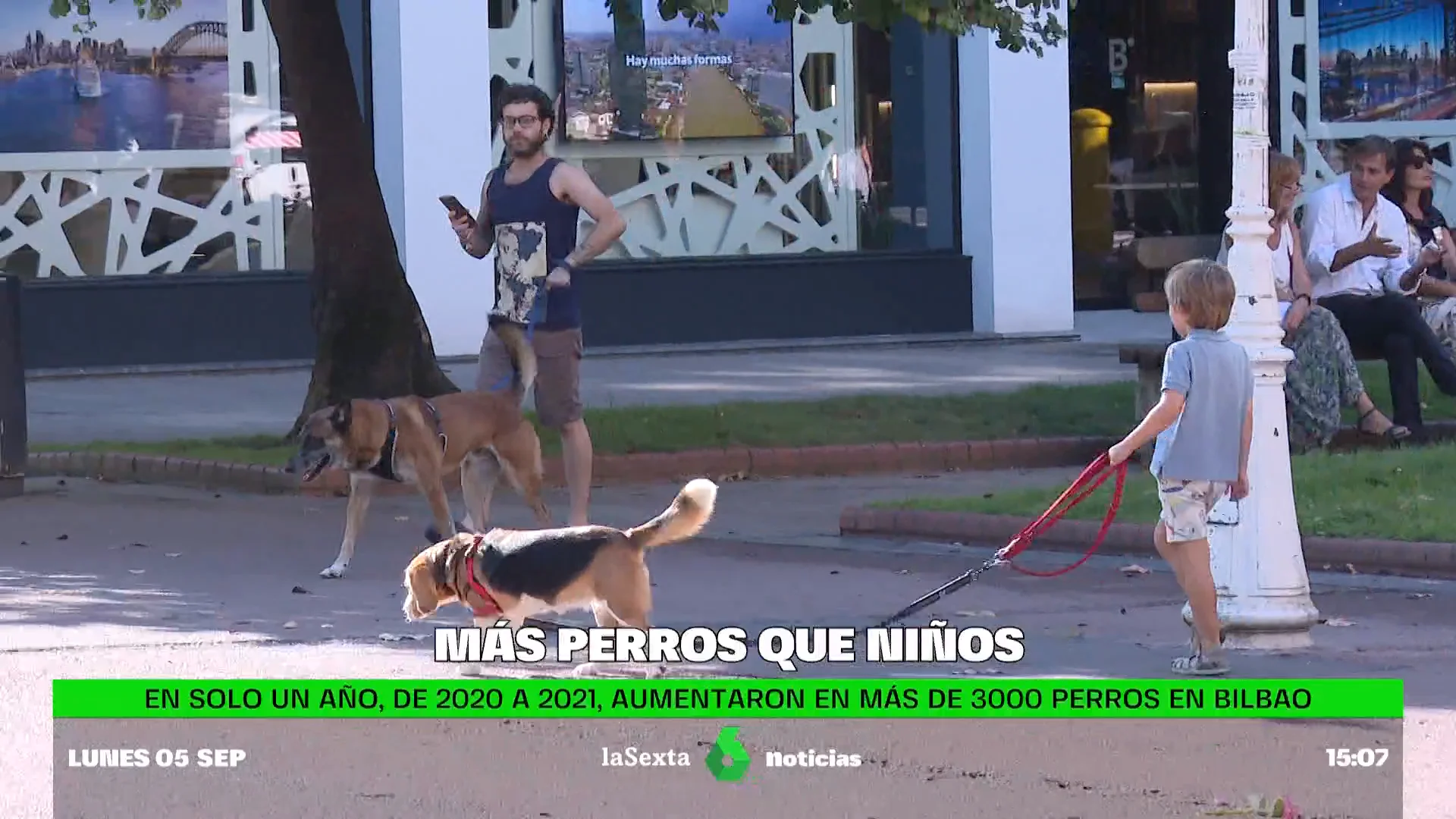 más perros que niños