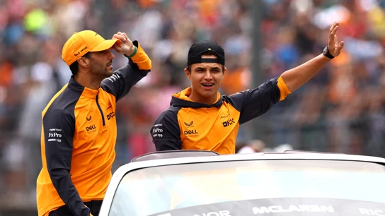 Daniel Ricciardo y Lando Norris Daniel Ricciardo y Lando Norris