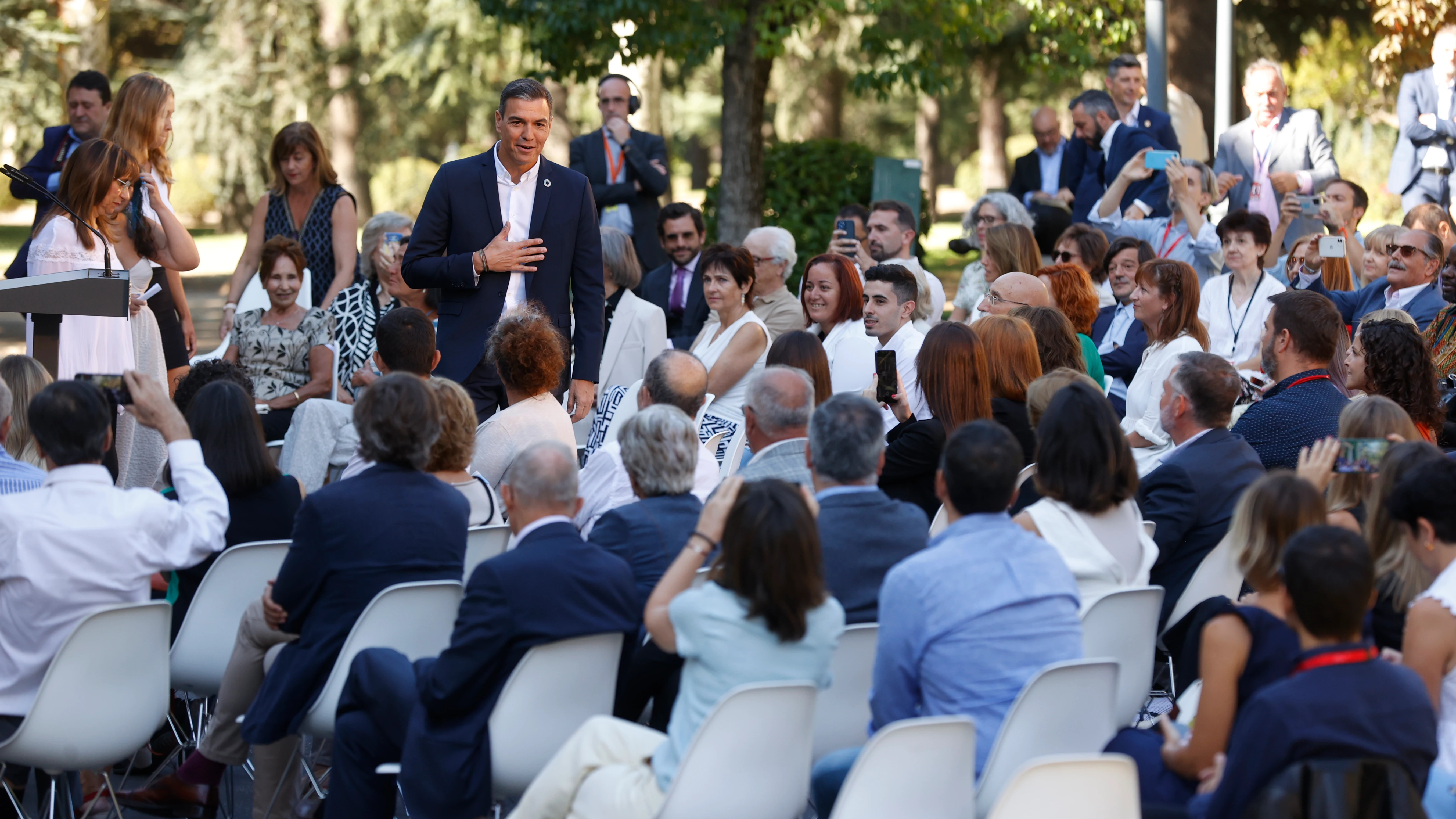 El presidente del Gobierno, Pedro Sánchez, abre el curso político desde el Palacio de la Moncloa.