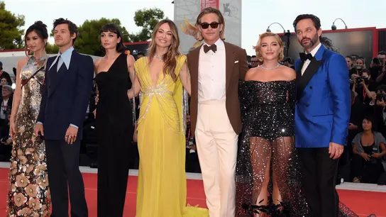 Reparto de 'Don't worry darling' en el Festival de Venecia. Reparto de 'Don't worry darling' en el Festival de Venecia.