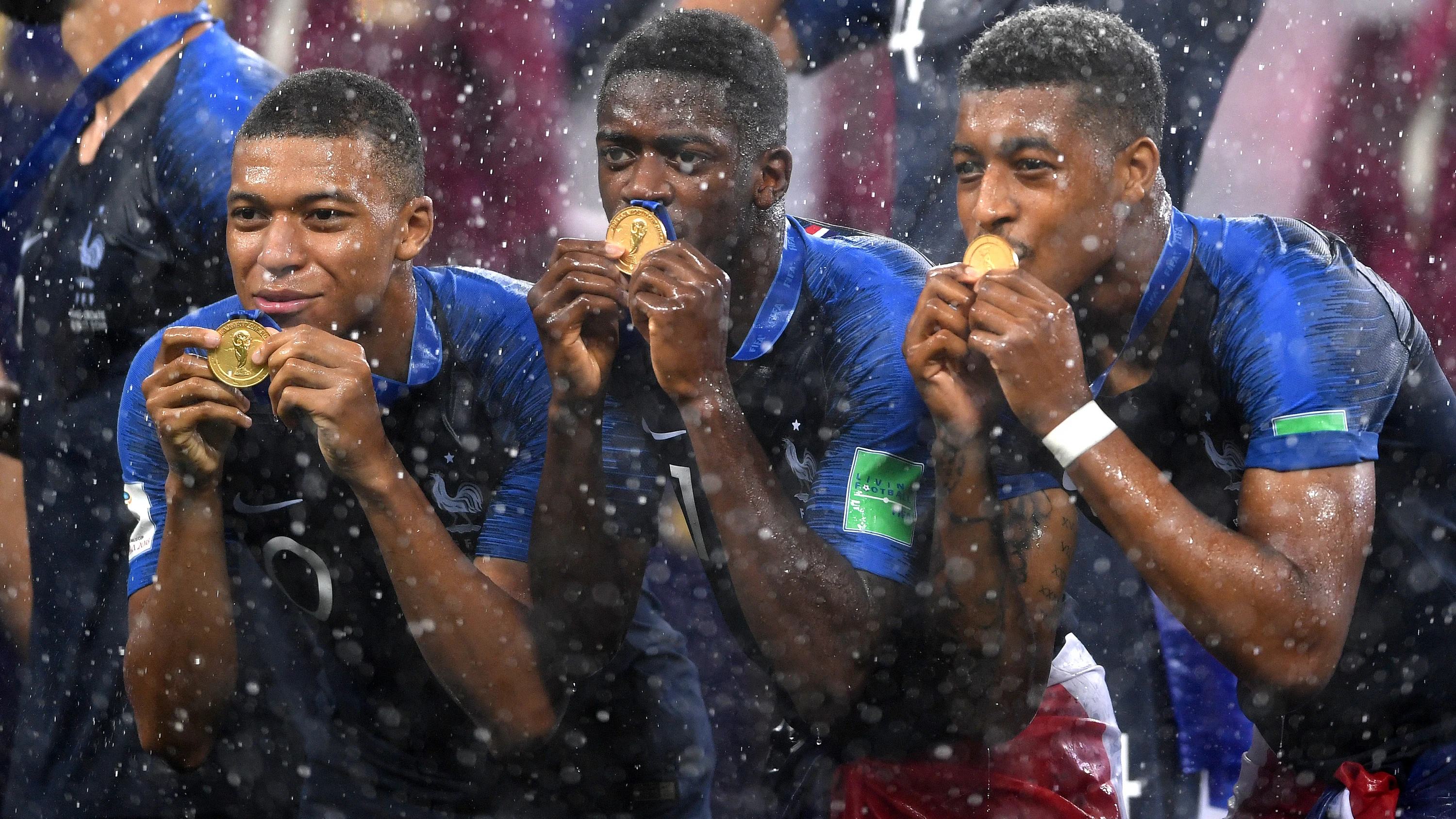 Mbappé, Dembélé y Kimpembe