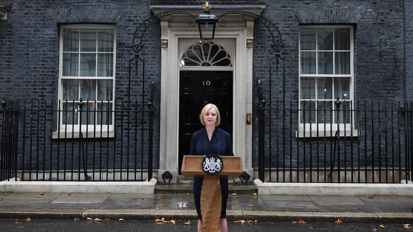 La primera ministra británica, Liz Truss La primera ministra británica, Liz Truss