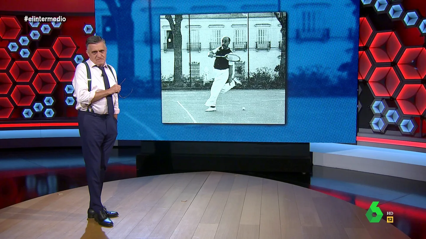La reacción de Wyoming cuando ve a Franco jugando al tenis: "Este tenía piso en Chueca" La reacción de Wyoming cuando ve a Franco jugando al tenis: "Este tenía piso en Chueca"