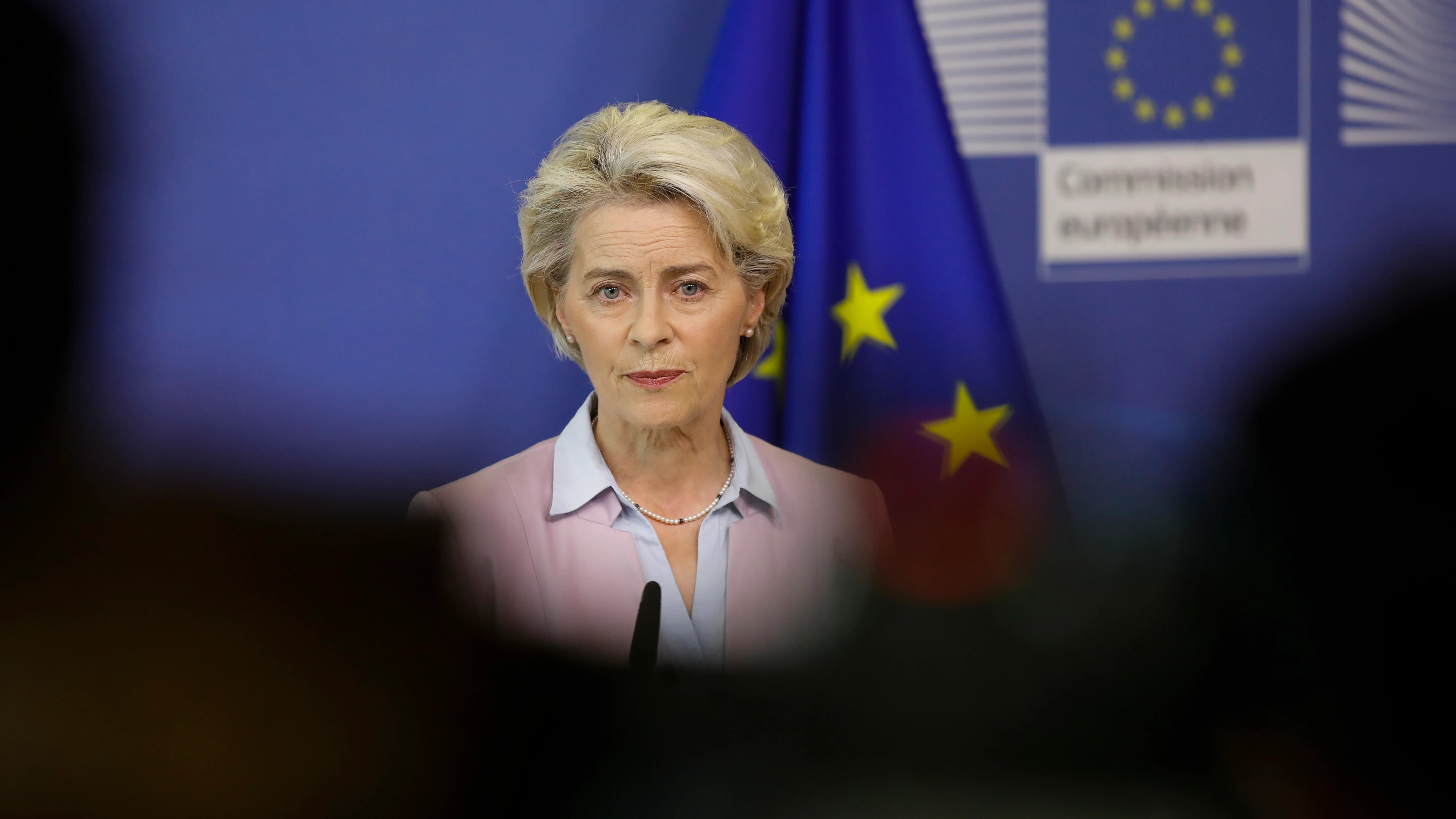 La presidenta de la Comisión Europea, Ursula von der Leyen.