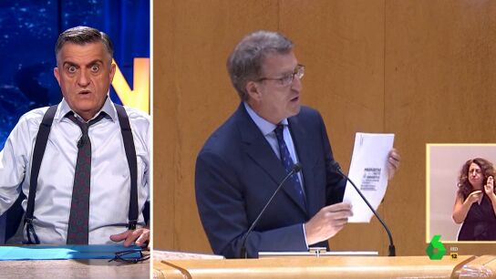 Wyoming en el que analiza los "zascas con la mano abierta" que se dieron S&aacute;nchez y Feij&oacute;o en el Senado 