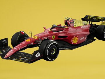 Decoración de Ferrari para el GP de Italia
