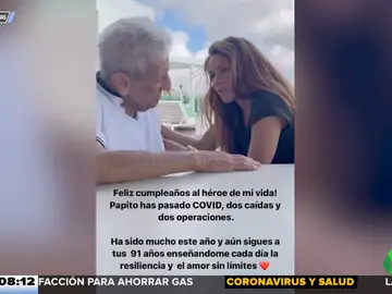 La emotiva felicitación que Shakira le ha dedicado a su padre en su 91 cumpleaños
