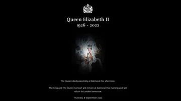 Página web de la familia real británica