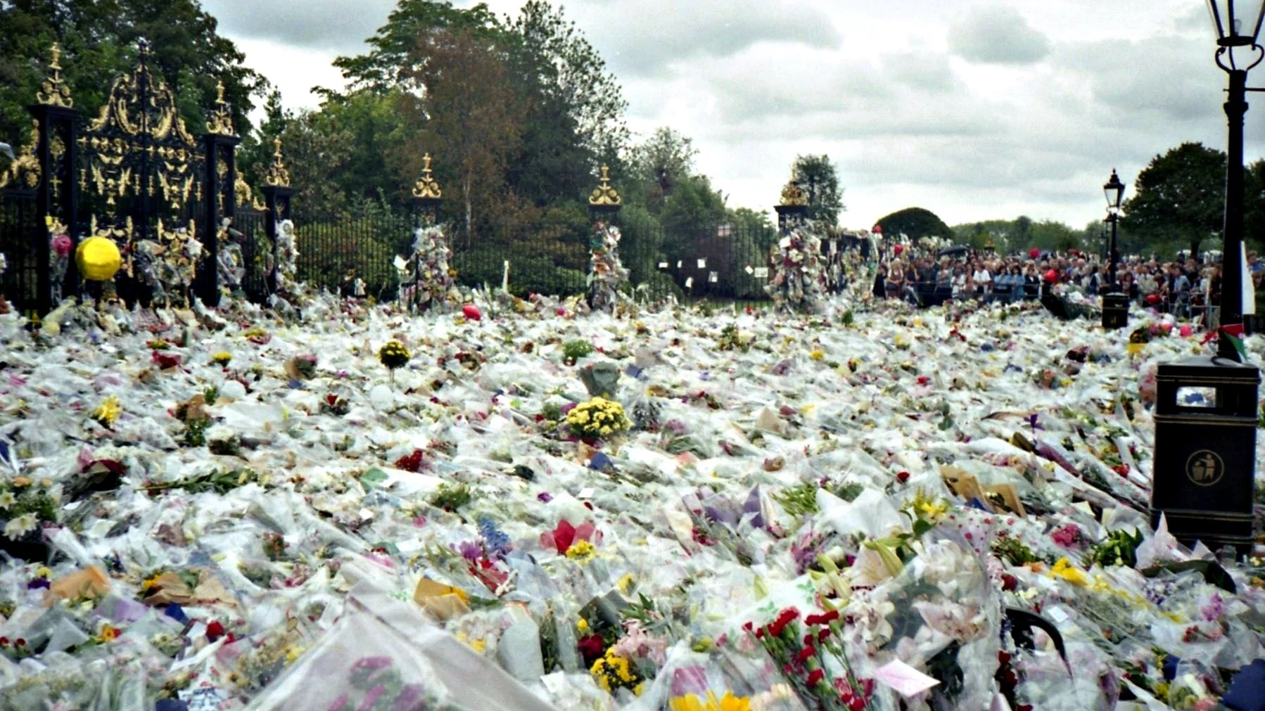Flores tras la muerte de Lady Di