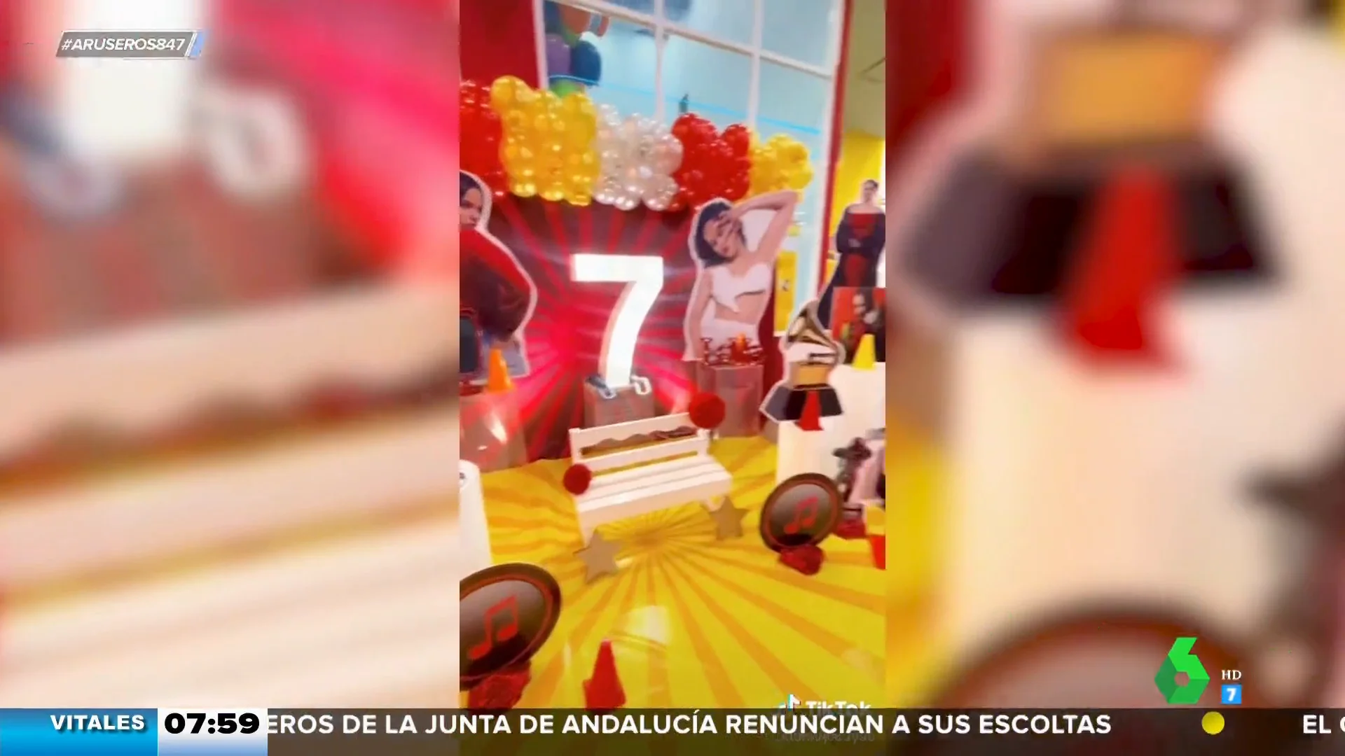 Así es el cumpleaños perfecto para una 'motoniña', la fan más pequeña de Rosalía