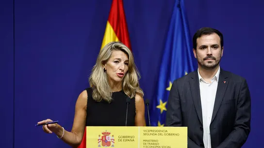 Díaz y Garzón, tras la reunión con Carrefour Díaz y Garzón, tras la reunión con Carrefour