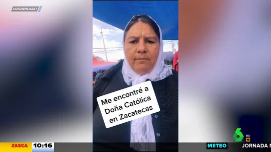 La señora de Zacatecas, contra el tabaco: "El diablo inventó el cigarro para sacar fuera al Espíritu Santo del cuerpo" La señora de Zacatecas, contra el tabaco: "El diablo inventó el cigarro para sacar fuera al Espíritu Santo del cuerpo"