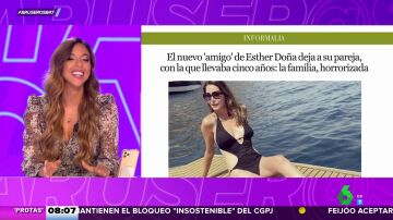 Nuevo capítulo del culebrón del verano: el nuevo 'amigo' de Esther Doña deja a su pareja y los rumores se disparan