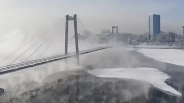 El vídeo de la Europa congelada sin el gas de Gazprom que nadie sabe de dónde viene pero se ha hecho viral en Rusia