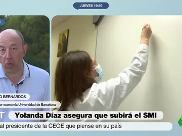 Gonzalo Bernardos, crítico con subir el SMI: &quot;Las empresas van a despedir a trabajadores y por indicación de la ministra&quot;