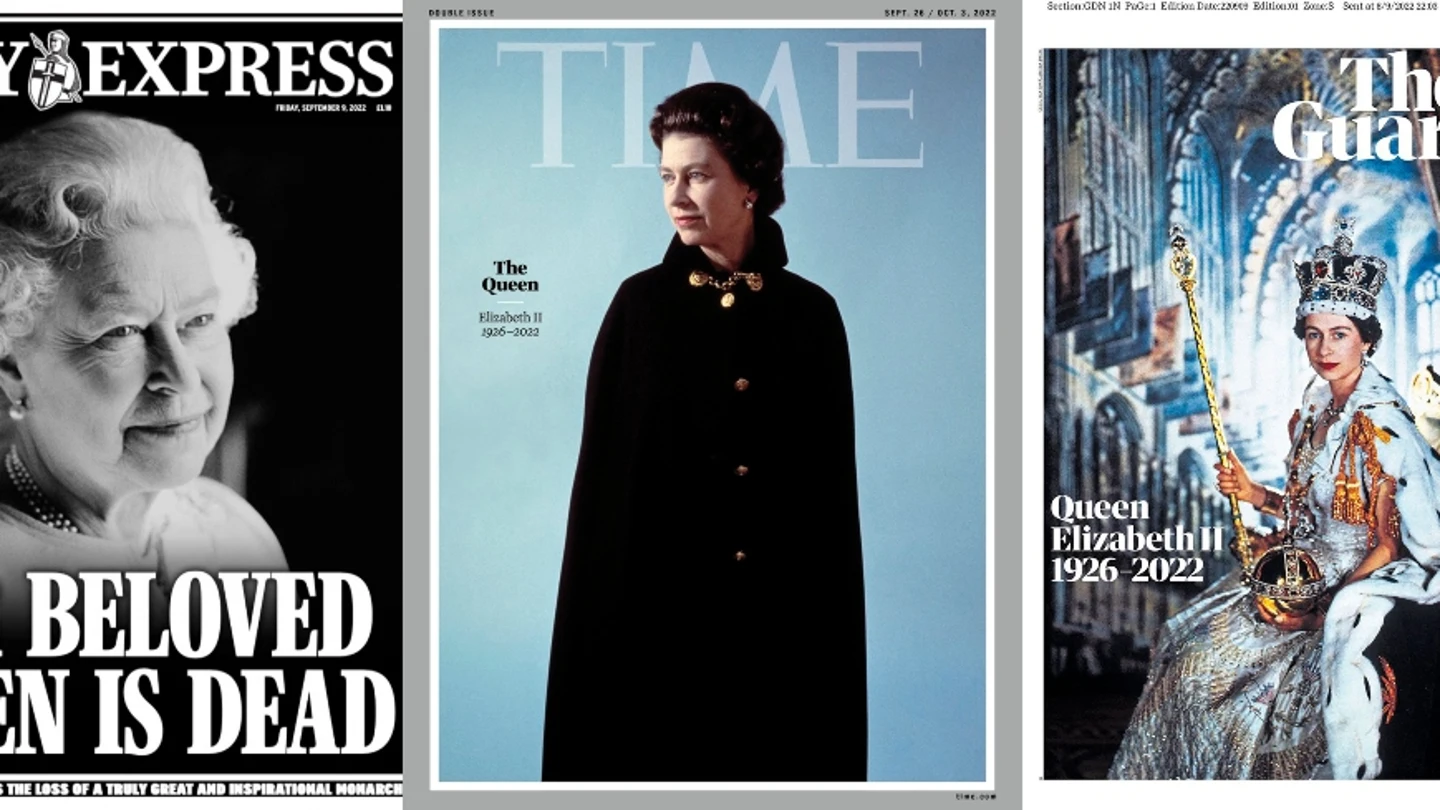 Portadas tras la muerte de Isabel II Portadas tras la muerte de Isabel II