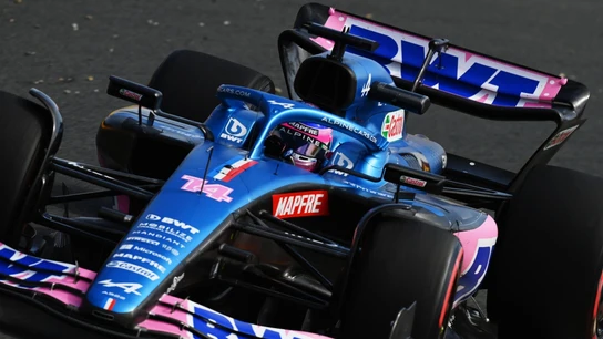 Fernando Alonso, con el Alpine Fernando Alonso, con el Alpine