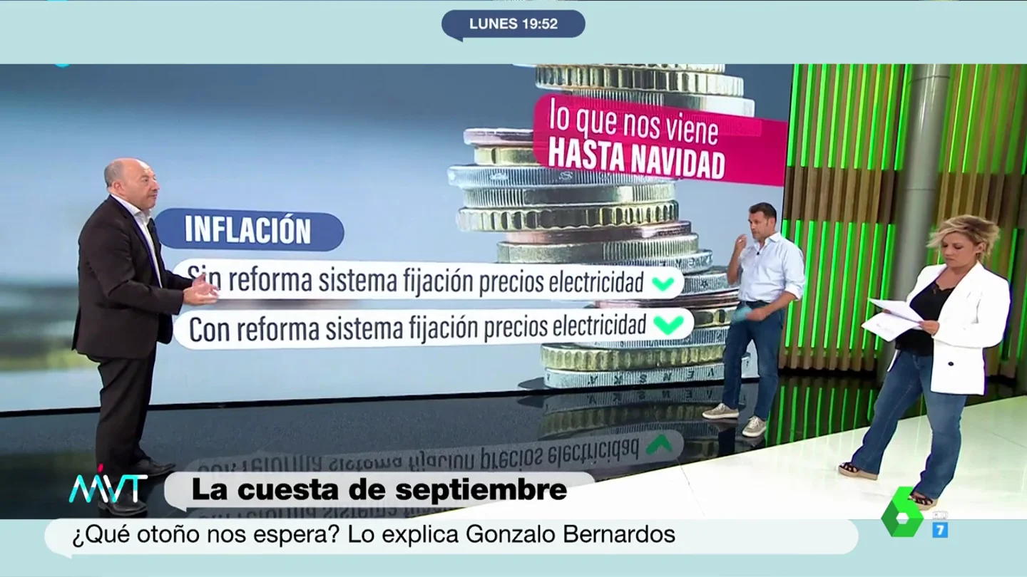 La previsión económica de Gonzalo Bernardos: "La recesión está a la vuelta de la esquina en Europa" La previsión económica de Gonzalo Bernardos: "La recesión está a la vuelta de la esquina en Europa"