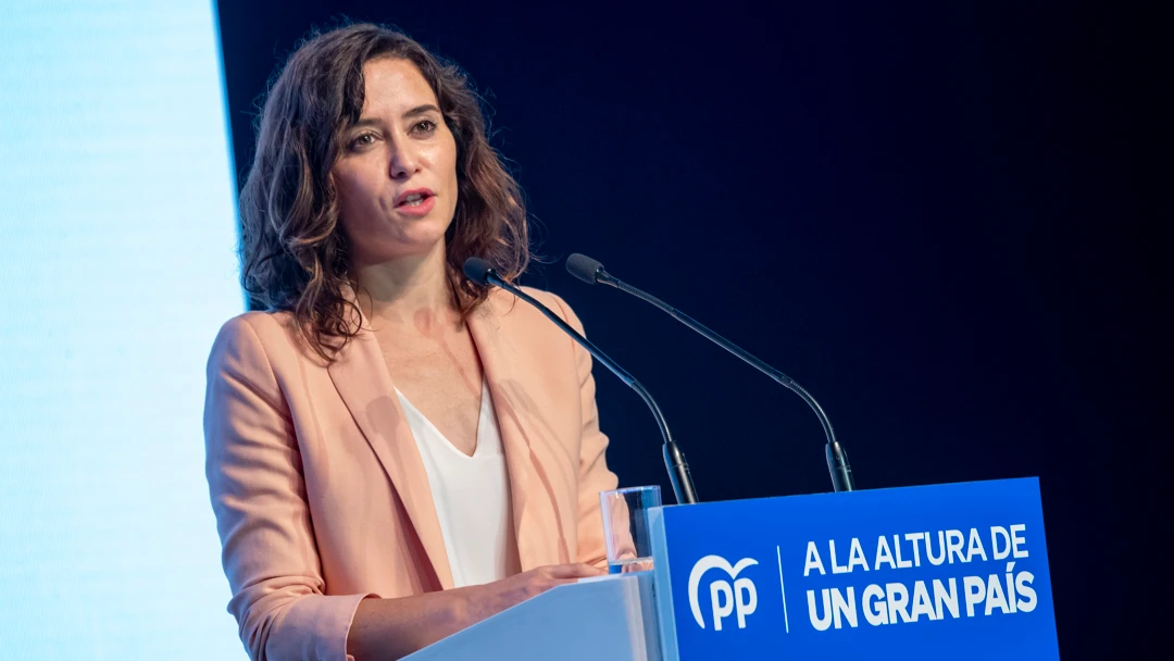 La presidenta de la Comunidad de Madrid, Isabel Díaz Ayuso