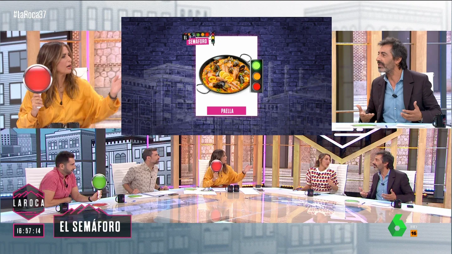 La indignación de Nuria Roca cuando Juan del Val afirma que en Valencia no se hace la mejor paella: "¡Basta!" La indignación de Nuria Roca cuando Juan del Val afirma que en Valencia no se hace la mejor paella: "¡Basta!"