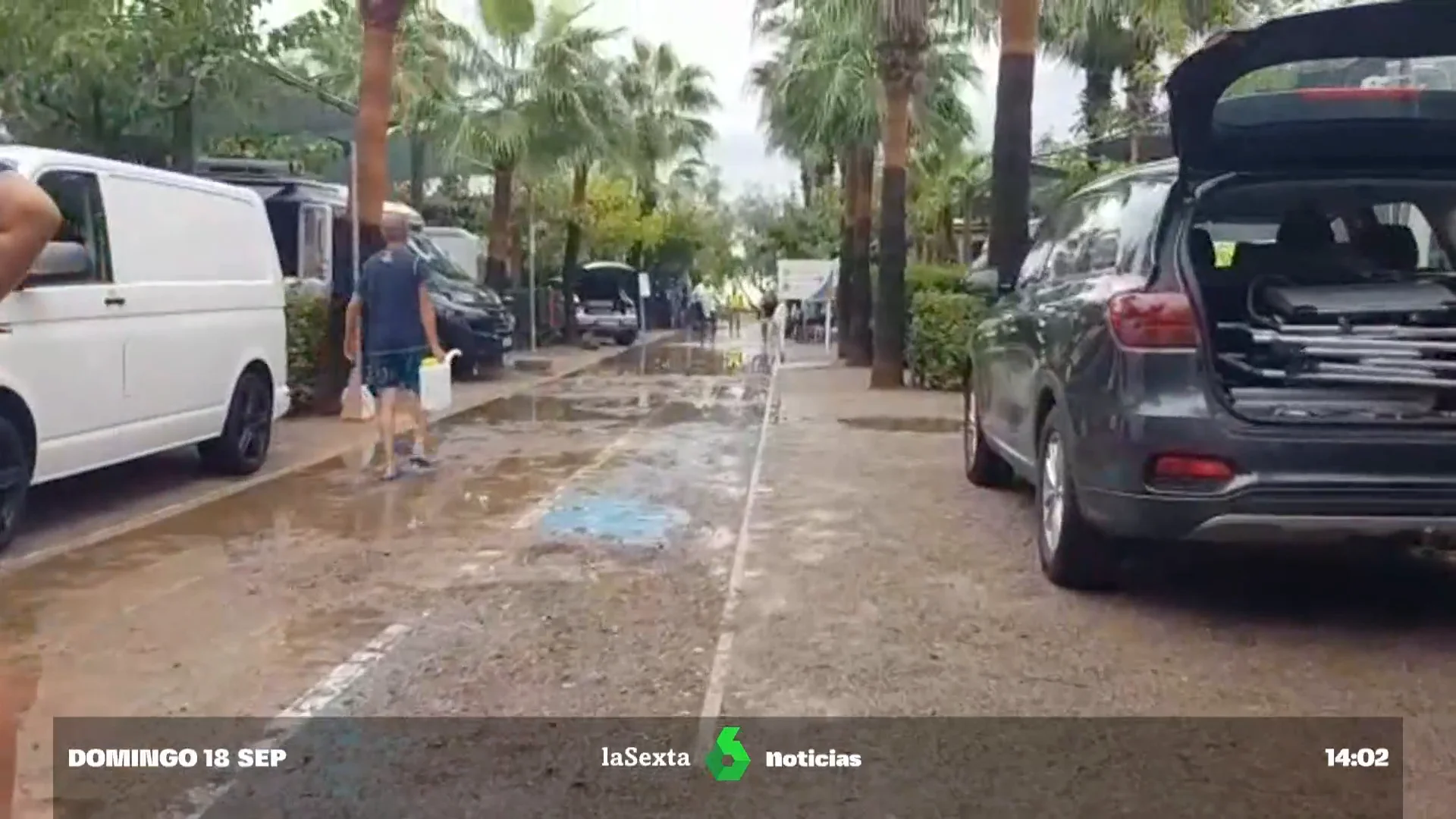 Las tormentas en la Comunidad Valenciana dejan un muerto, varios atrapados en coches y desalojos en dos cámpines