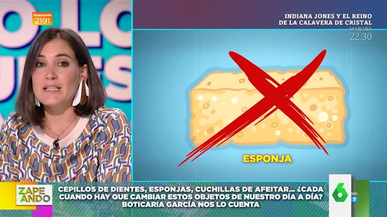 Boticaria García advierte de que no se debe usar la esponja de baño: "Uno se ducha con la mano tan ricamente" Boticaria García advierte de que no se debe usar la esponja de baño: "Uno se ducha con la mano tan ricamente"