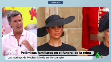 La dura crítica de Cayetano Martínez de Irujo a las lágrimas de Meghan Markle en el funeral de Isabel II: "Es lamentable"