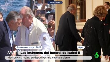 El análisis de una experta a la entrada de Juan Carlos I en el funeral de Isabel II: ¿ha empeorado su estado?