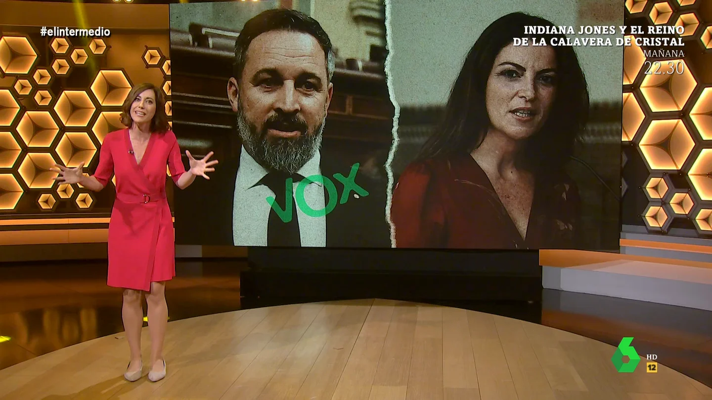 Cristina Gallego, sobre Olona y Abascal: "Tanto luchar para que no se rompiera España y al final lo que se rompe es Vox" Cristina Gallego, sobre Olona y Abascal: "Tanto luchar para que no se rompiera España y al final lo que se rompe es Vox"