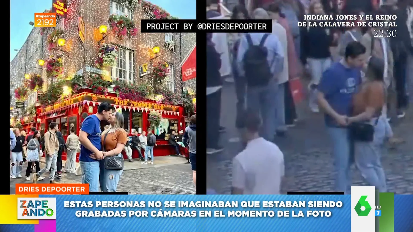 La sorprendente historia tras estas fotos de Instagram que ni sus protagonistas saben: así les graban con cámaras de seguridad La sorprendente historia tras estas fotos de Instagram que ni sus protagonistas saben: así les graban con cámaras de seguridad