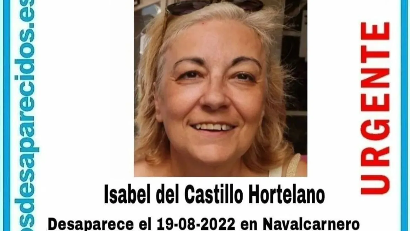 Hallan un cuerpo a 10 kilómetros del lugar en el que se vio por última vez a Isabel del Castillo Hortelano Hallan un cuerpo a 10 kilómetros del lugar en el que se vio por última vez a Isabel del Castillo Hortelano