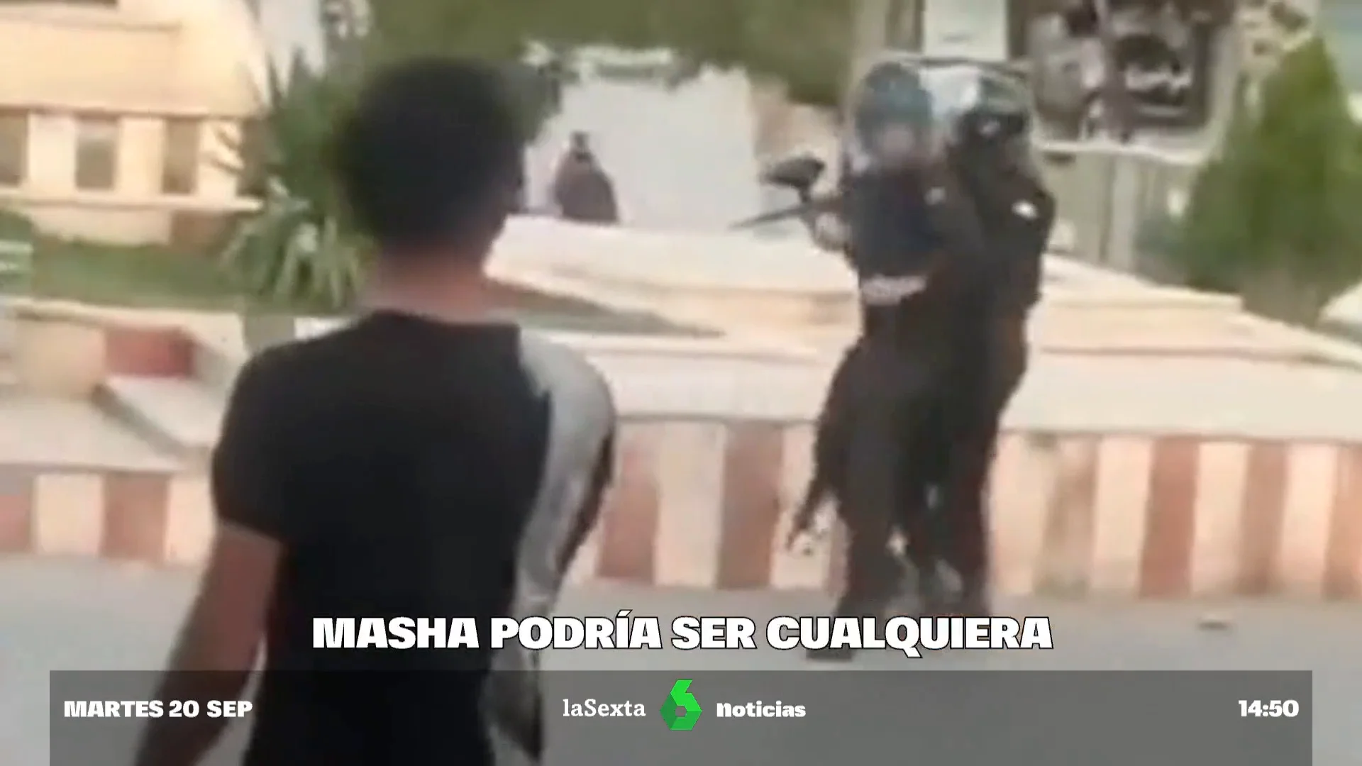 protestas por Masha