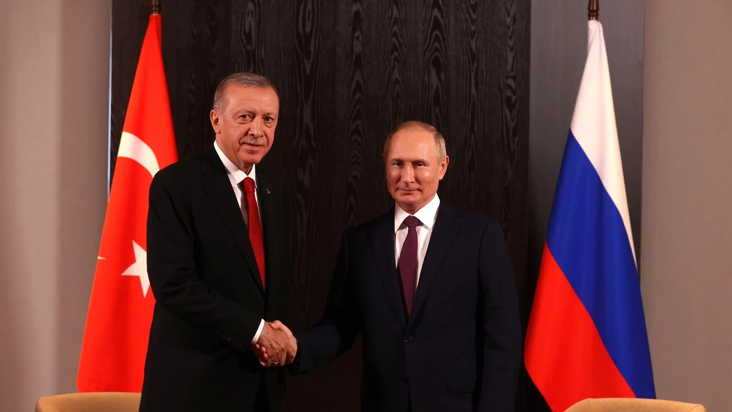 Recep Tayyip Erdogan y Vladímir Putin durante su reciente encuentro en Samarcanda, Uzbekistán Recep Tayyip Erdogan y Vladímir Putin durante su reciente encuentro en Samarcanda, Uzbekistán