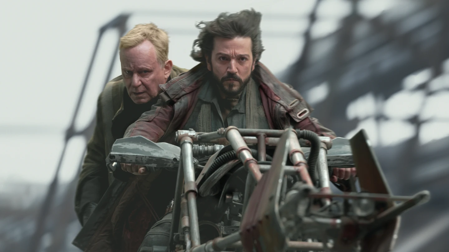 Cassian Andor y Luthen Rael, dos de los responsables de la futura Alianza Rebelde. Cassian Andor y Luthen Rael, dos de los responsables de la futura Alianza Rebelde.